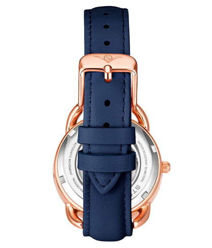 Blue Dial / Rose Case / Blue Band