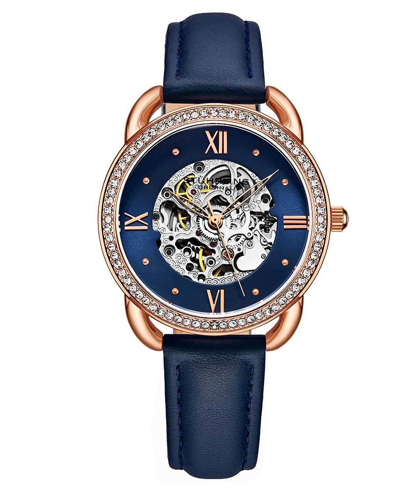 Blue Dial / Rose Case / Blue Band