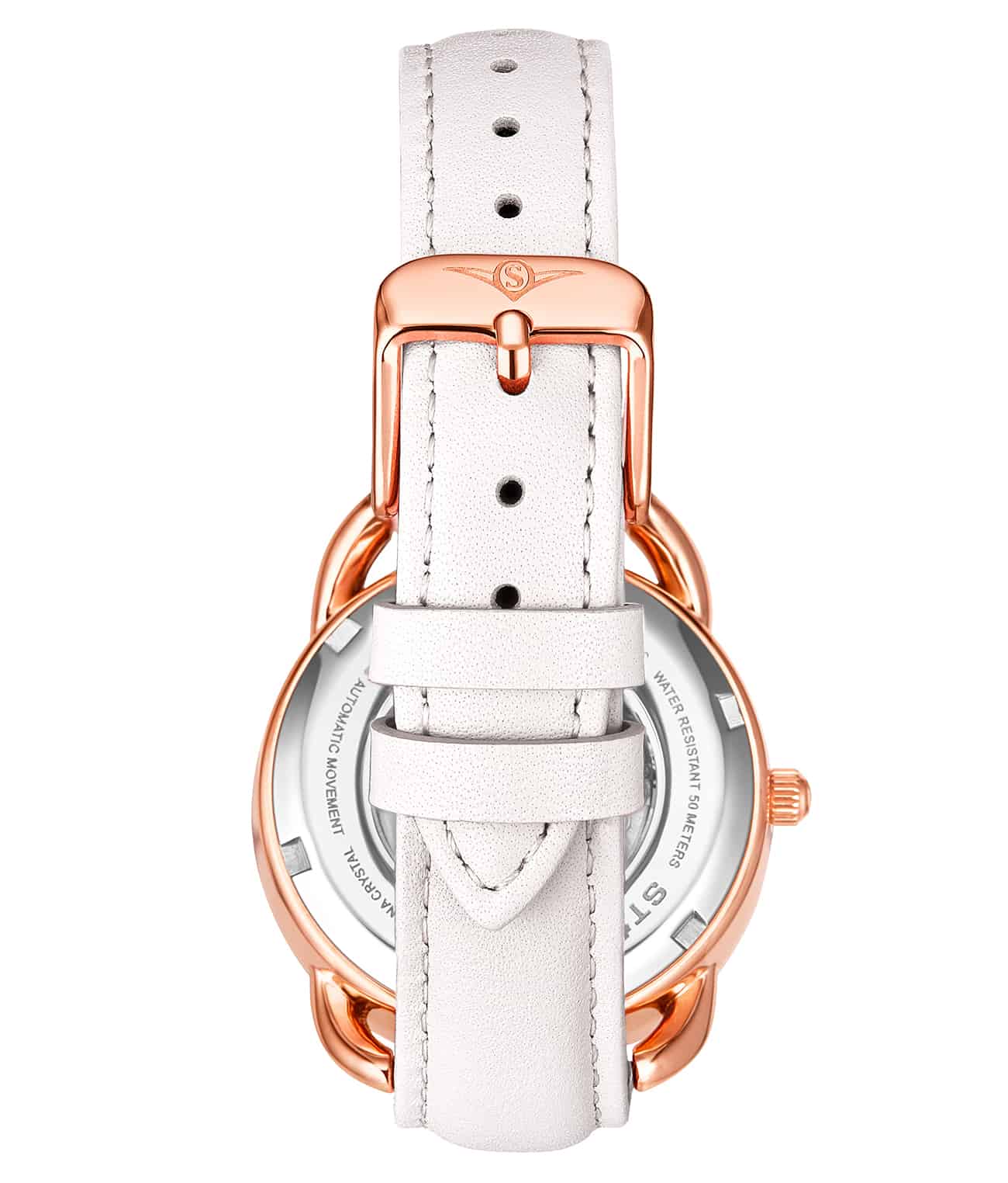 Rose Dial / Rose Case / White Band