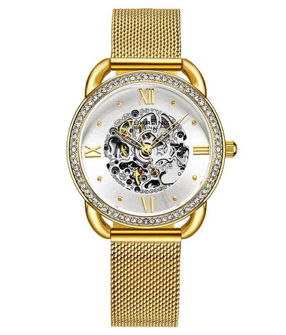 Silver Dial / Gold Case / Gold Band