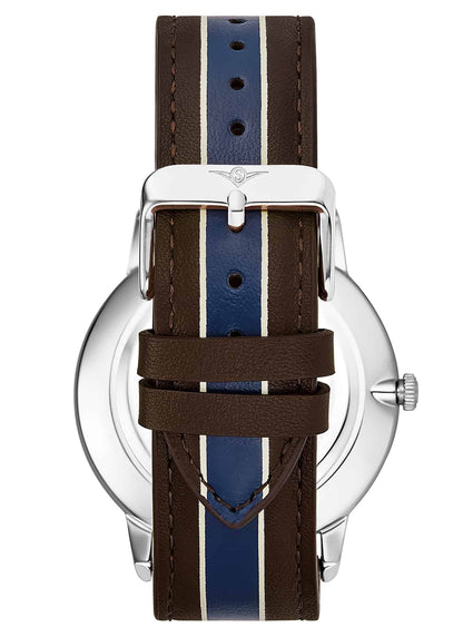 Blue Dial / Silver Case /  Band