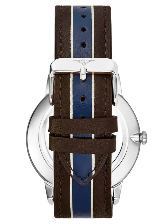 Blue Dial / Silver Case /  Band