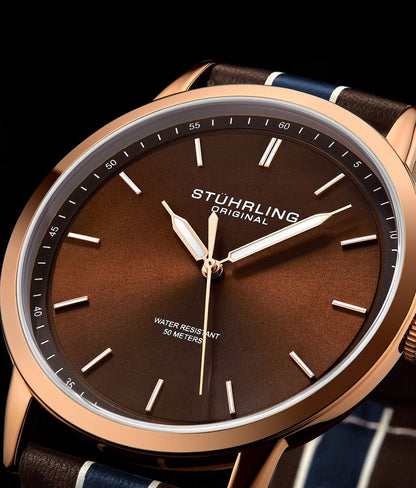 Brown Dial / Rose Case /  Band