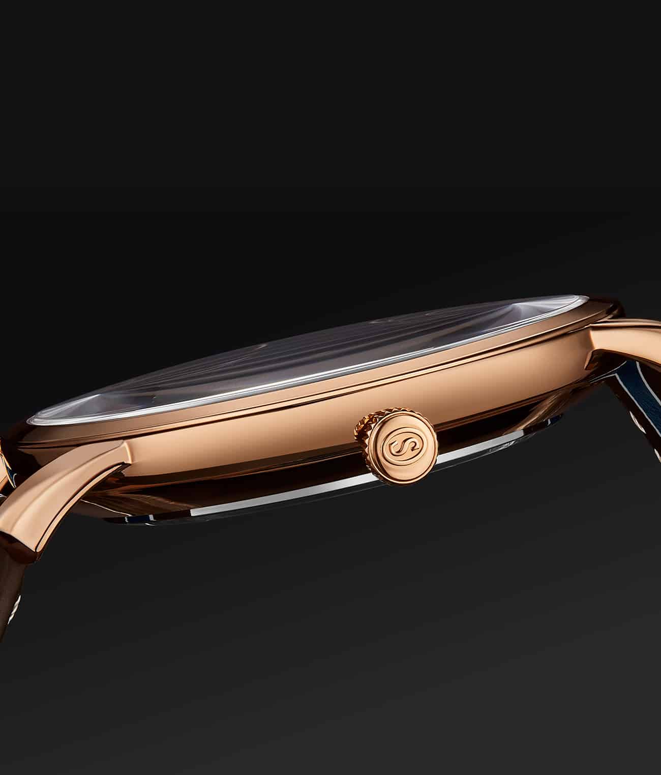 Brown Dial / Rose Case /  Band