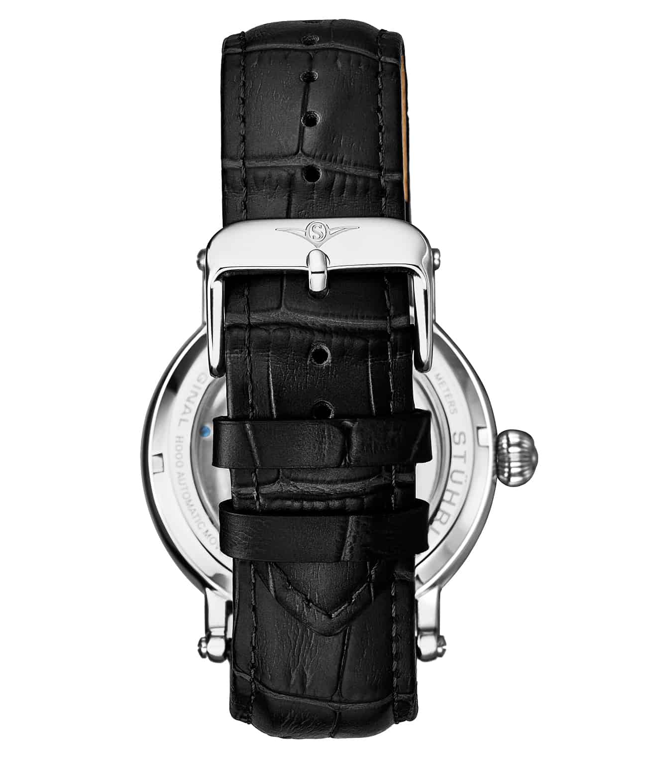 Black Dial / Silver Case / Black Band