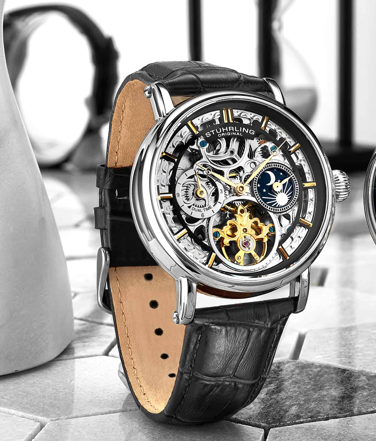 Macrocosm 4000 Automatic 43mm Skeleton with Dual Time