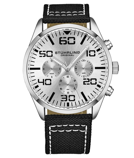 Silver Dial / Silver Case / Black Band