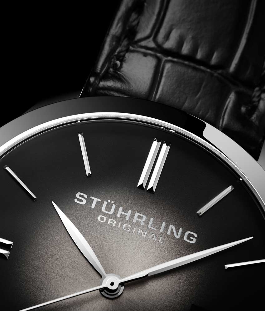 Black Dial / Silver Case / Black Band