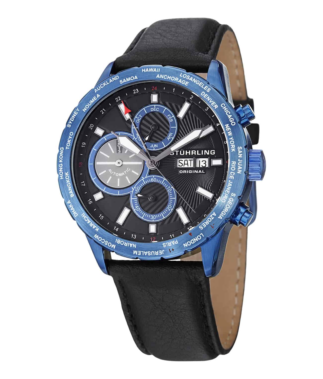 Black/Blue PVD/Black