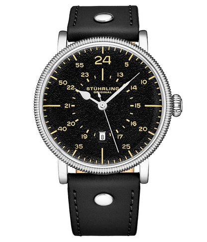 Black Dial / Silver Case / Black Band