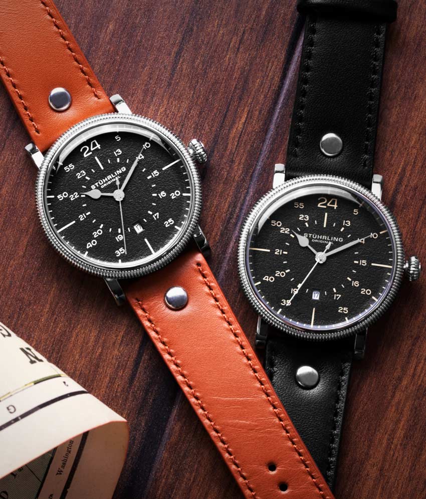 Black Dial / Silver Case / Black Band