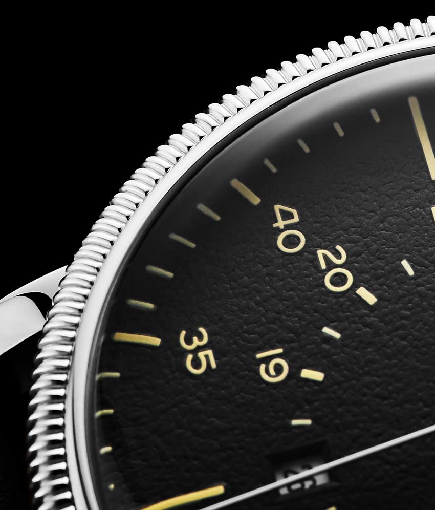 Gun Metal Grey Dial / Silver Case / Brown Band