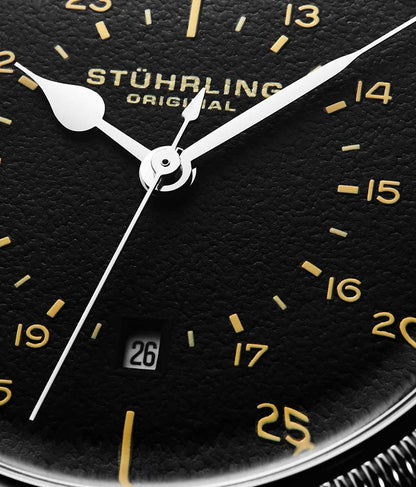 Black Dial / Silver Case / Beige Band