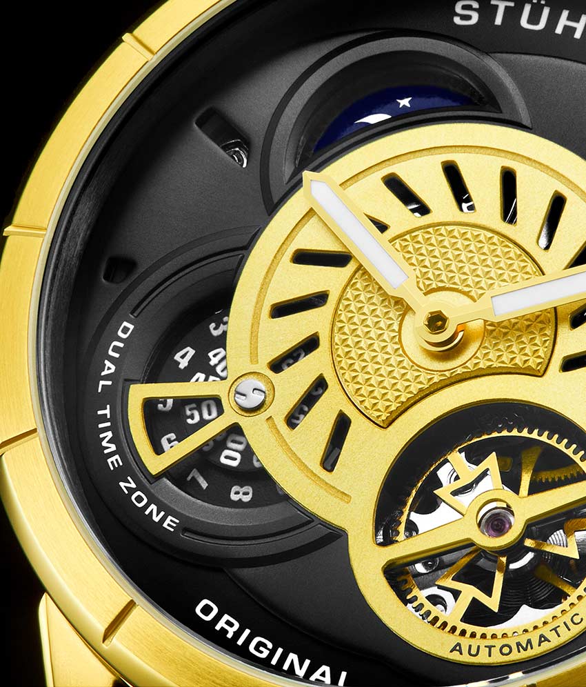 Gold Dial / Gold Case / Brown Leather Strap Tang Buckle