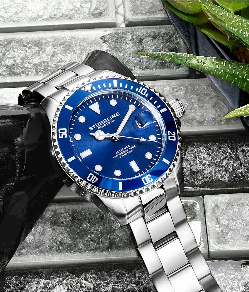 Blue Dial / Silver Case / Silver Band