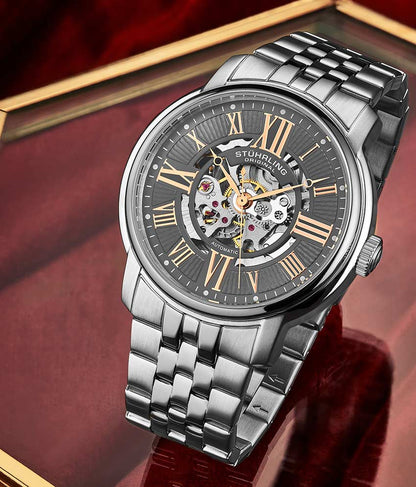 Grey Dial / Silver Case / Silver Stainless Steel Bracelet Deployant Buckle