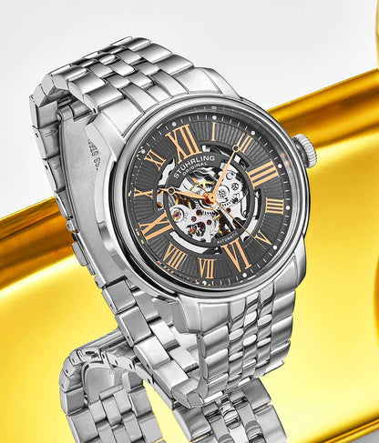 Grey Dial / Silver Case / Silver Stainless Steel Bracelet Deployant Buckle