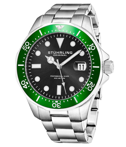 Grey Dial / Silver Case / Silver Stainless Steel Bracelet Deployant Buckle