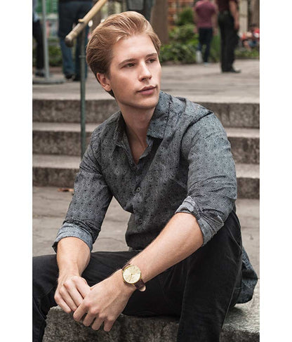 Champagne Dial / Gold Case / Brown Leather Strap Tang Buckle