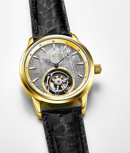 Grey Dial / Gold Case / Black Band