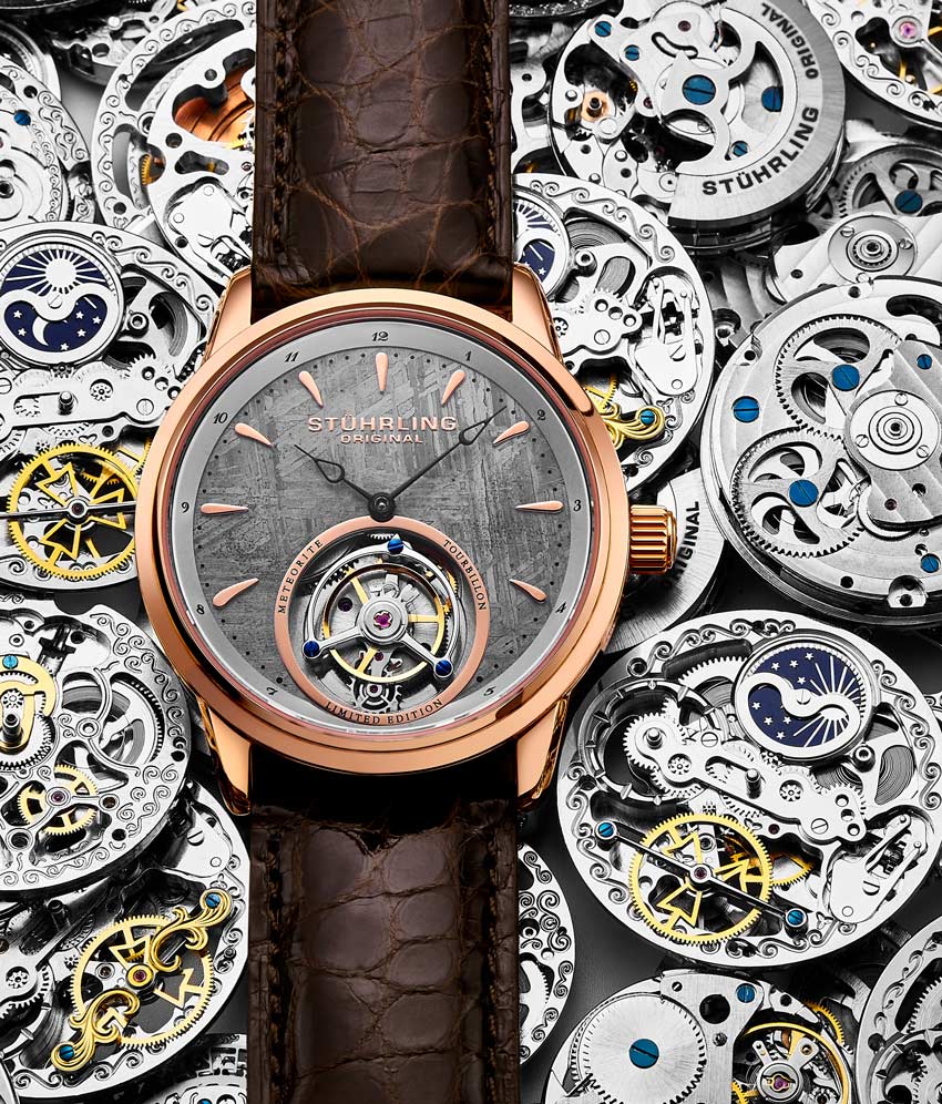 Grey Dial / Rose Case / Brown Band