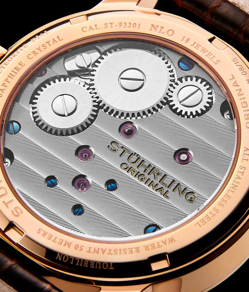 Grey Dial / Rose Case / Brown Band