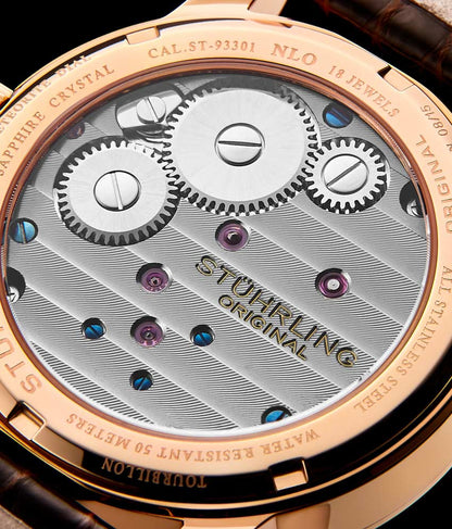 Grey Dial / Rose Case / Brown Band