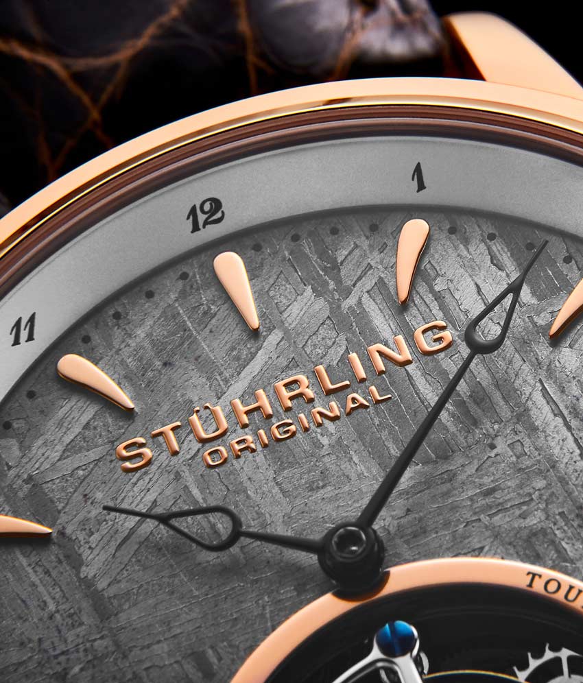 Grey Dial / Rose Case / Brown Band