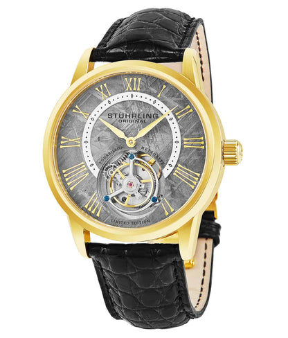 Grey Dial / Gold Case / Black Band