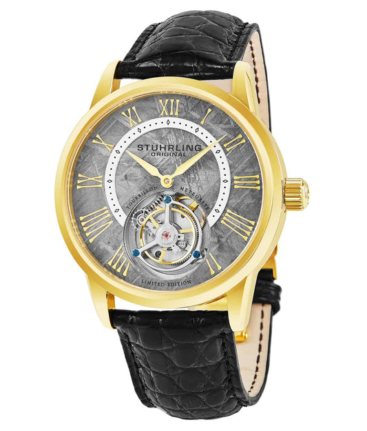 Grey Dial / Gold Case / Black Band