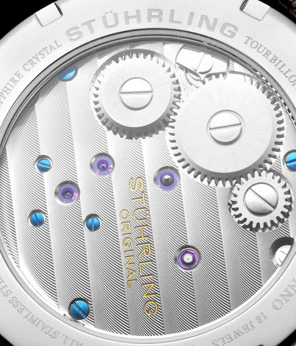 Grey Dial / Silver Case / Brown Strap Tang Buckle