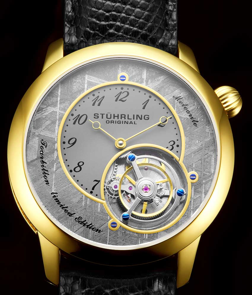 Grey Dial / Gold Case / Black Strap Tang Buckle