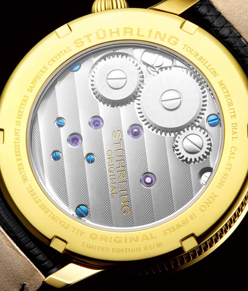 Grey Dial / Gold Case / Black Strap Tang Buckle