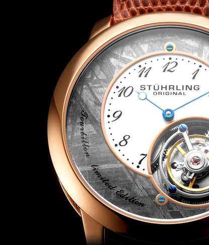 Grey Dial / Rose Case / Brown Strap Tang Buckle