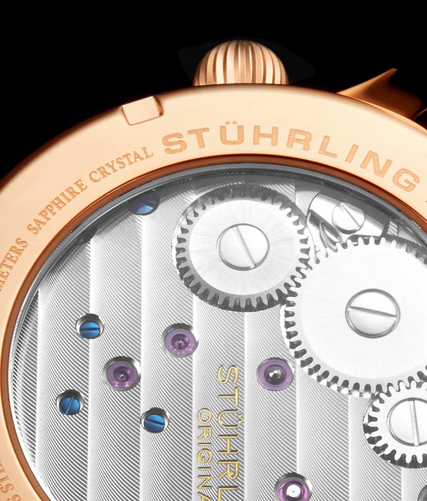 Grey Dial / Rose Case / Brown Strap Tang Buckle