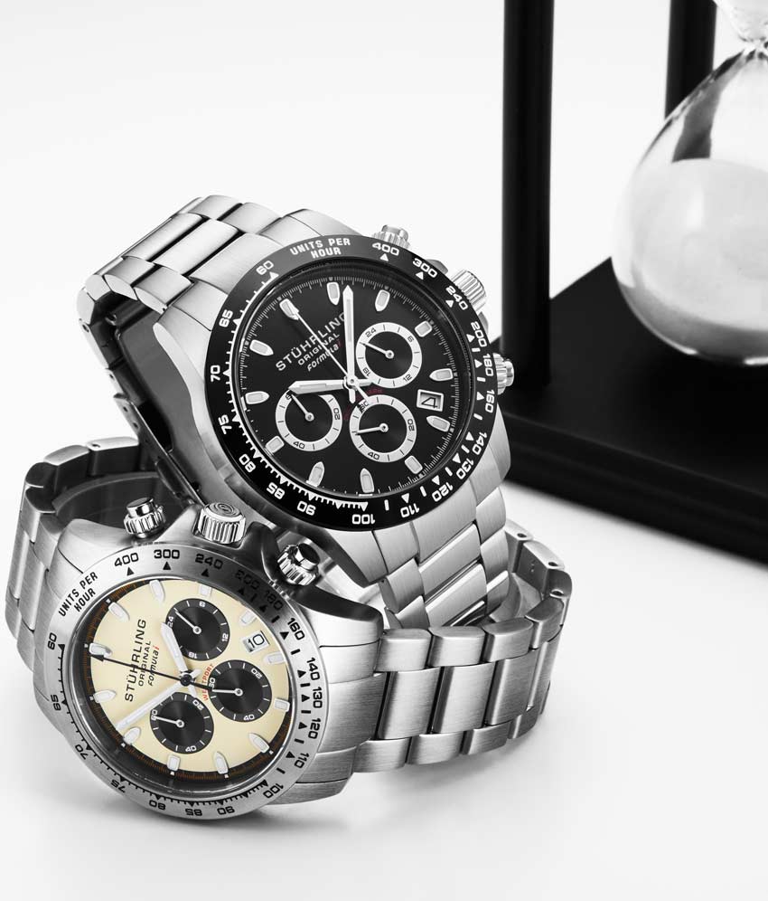 Black Dial / Silver Case / Silver Band