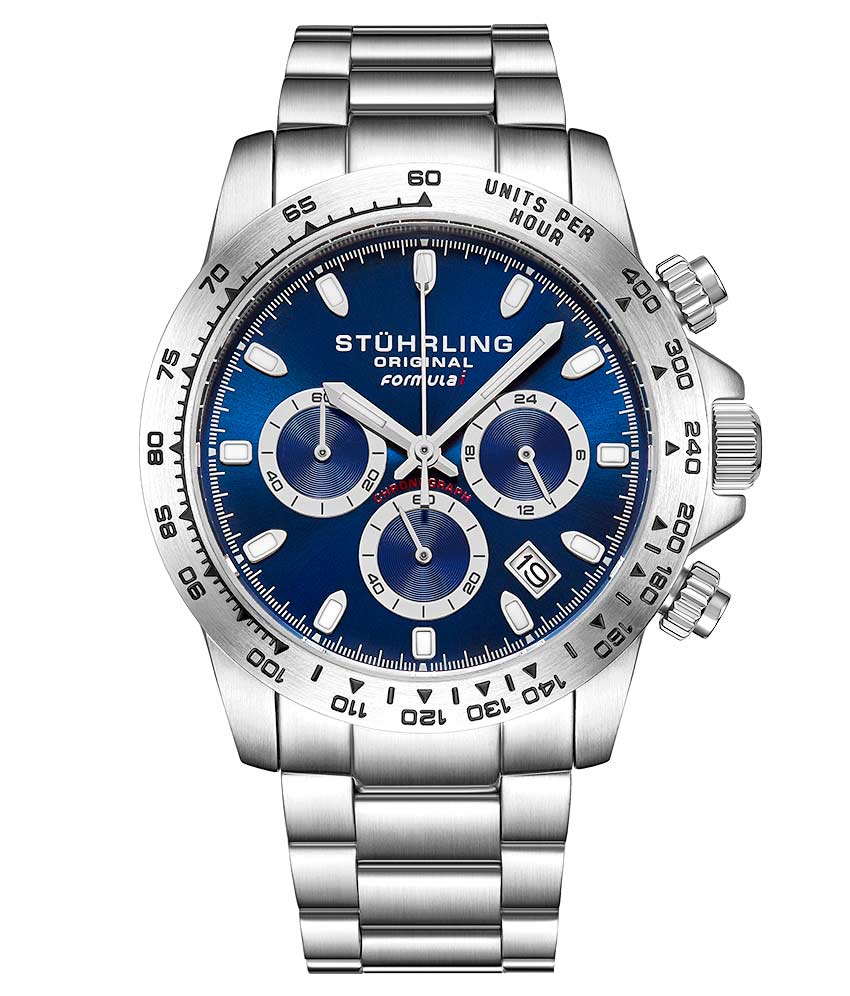 Blue Dial / Silver Case / Silver Band