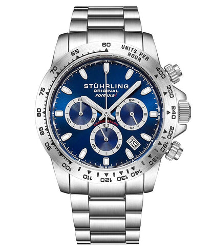 Blue Dial / Silver Case / Silver Band