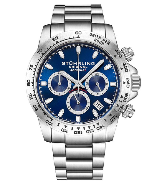 Blue Dial / Silver Case / Silver Band