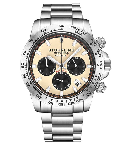 Ivory Dial / Silver Case / Silver Band