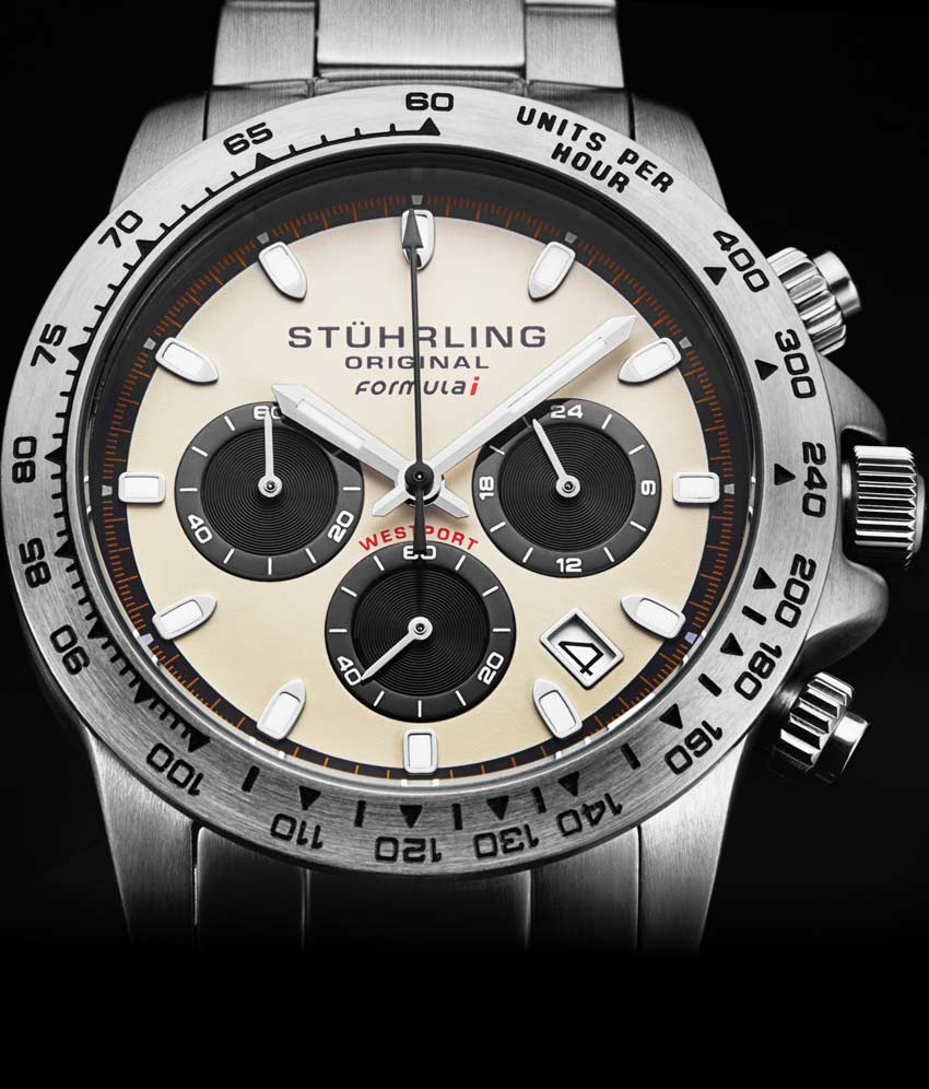 Ivory Dial / Silver Case / Silver Band