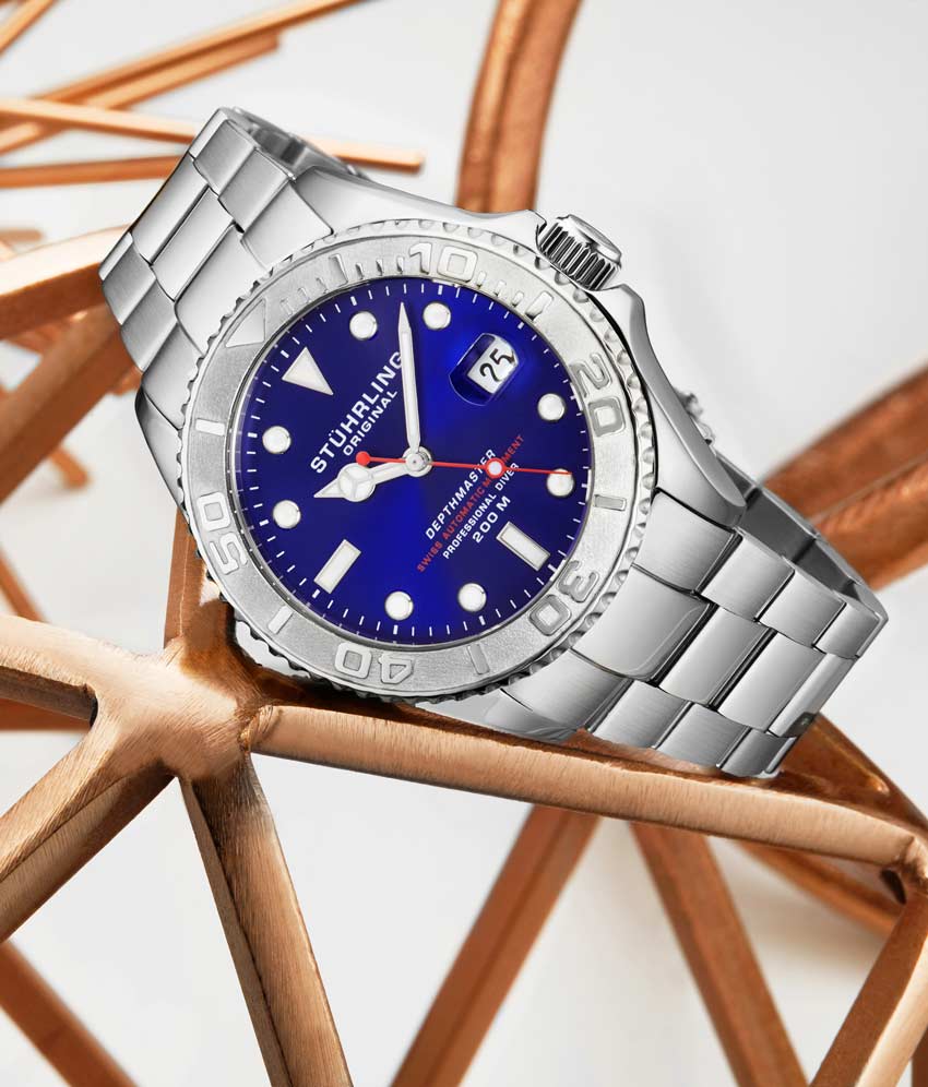 Blue Dial / Silver Case / Silver Band