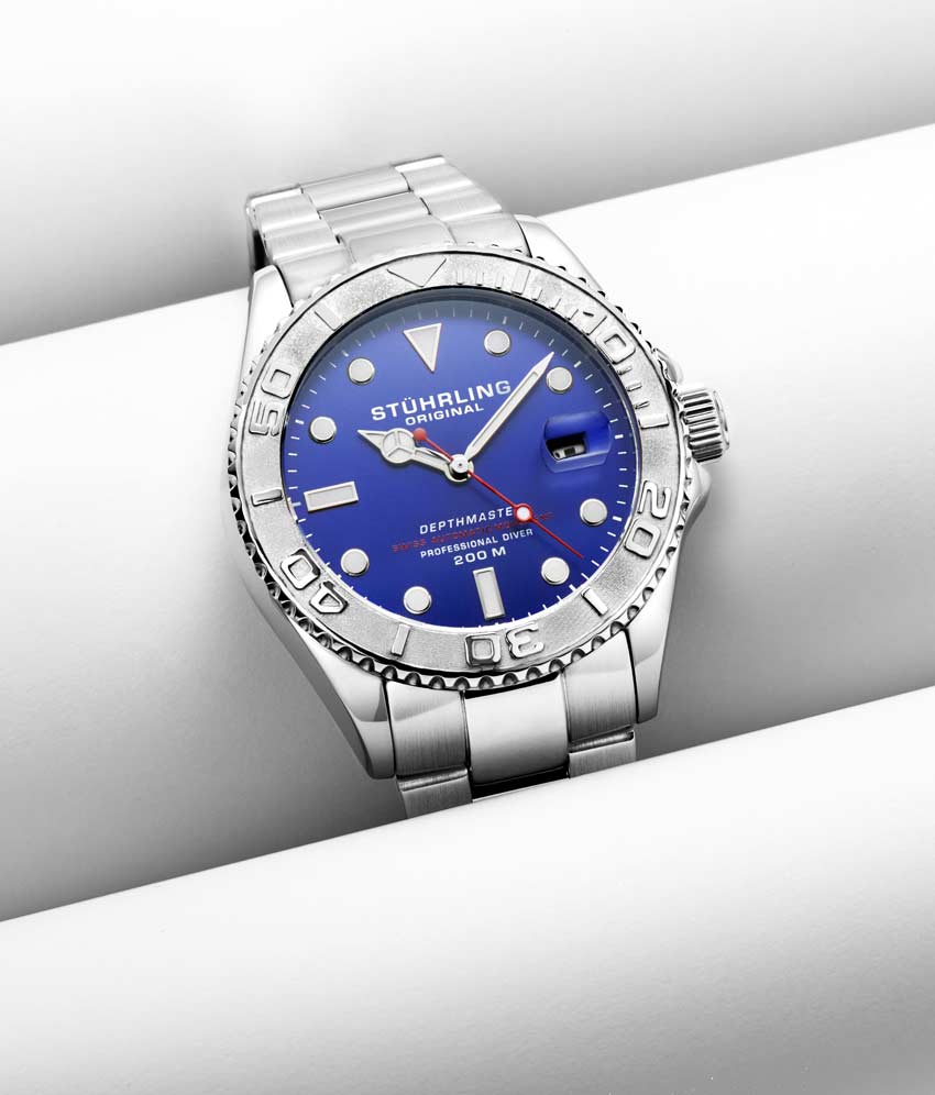 Blue Dial / Silver Case / Silver Band