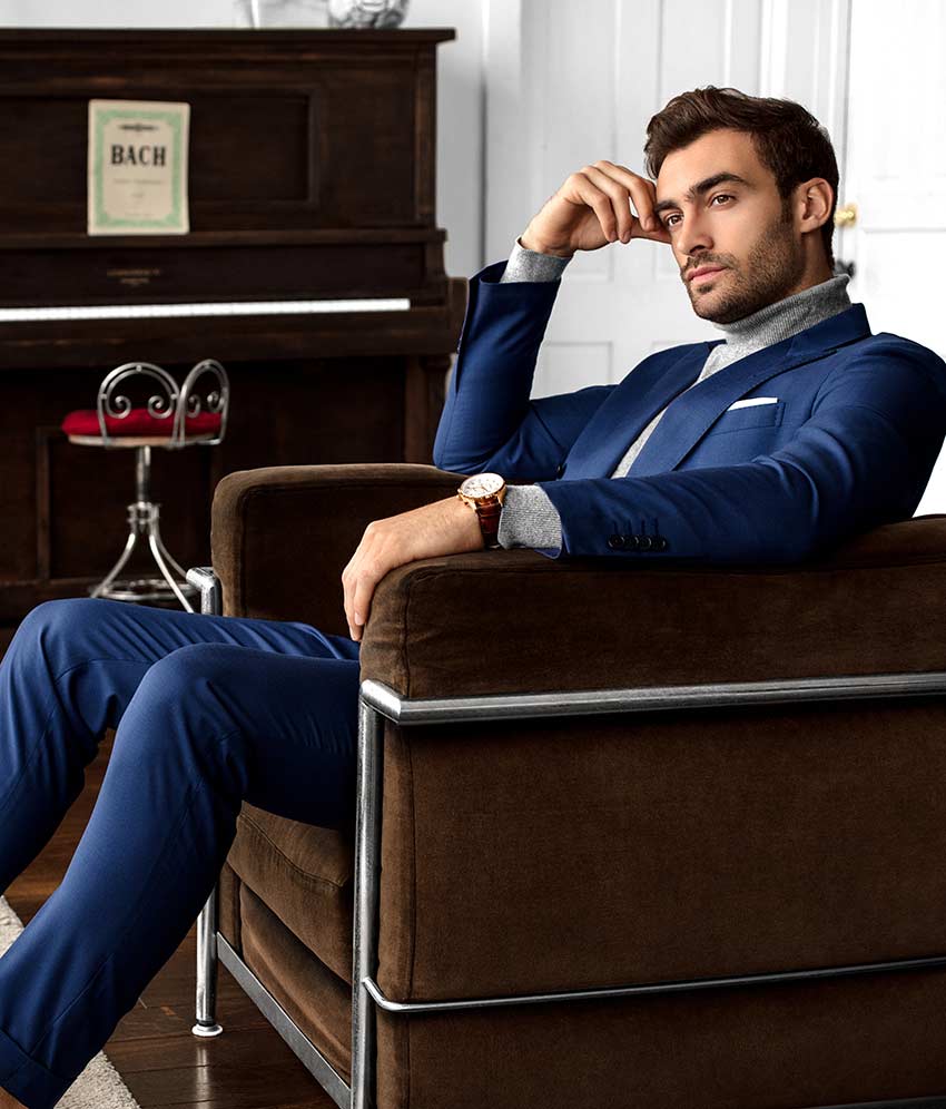 White Dial / Rose Case / Brown Band