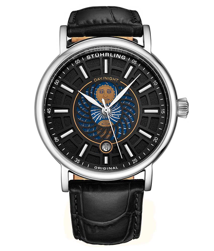 Black Dial / Silver Case / Black Band