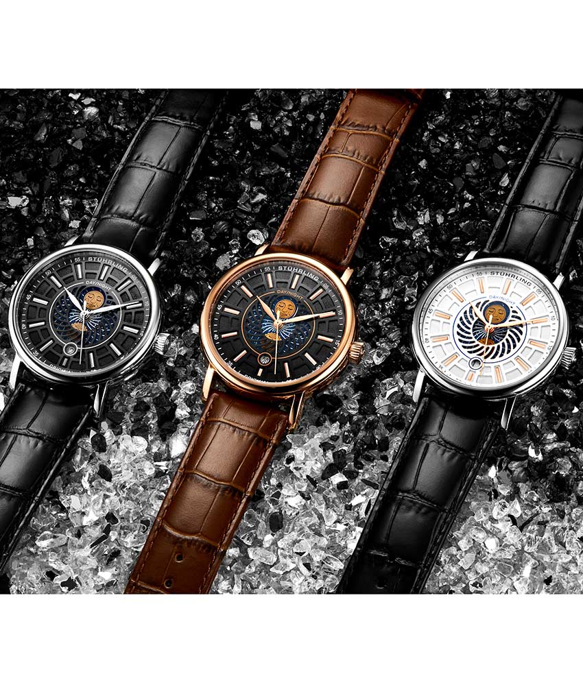 Black Dial / Silver Case / Black Band