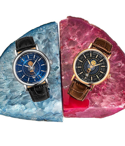 Blue Dial / Silver Case / Black Band