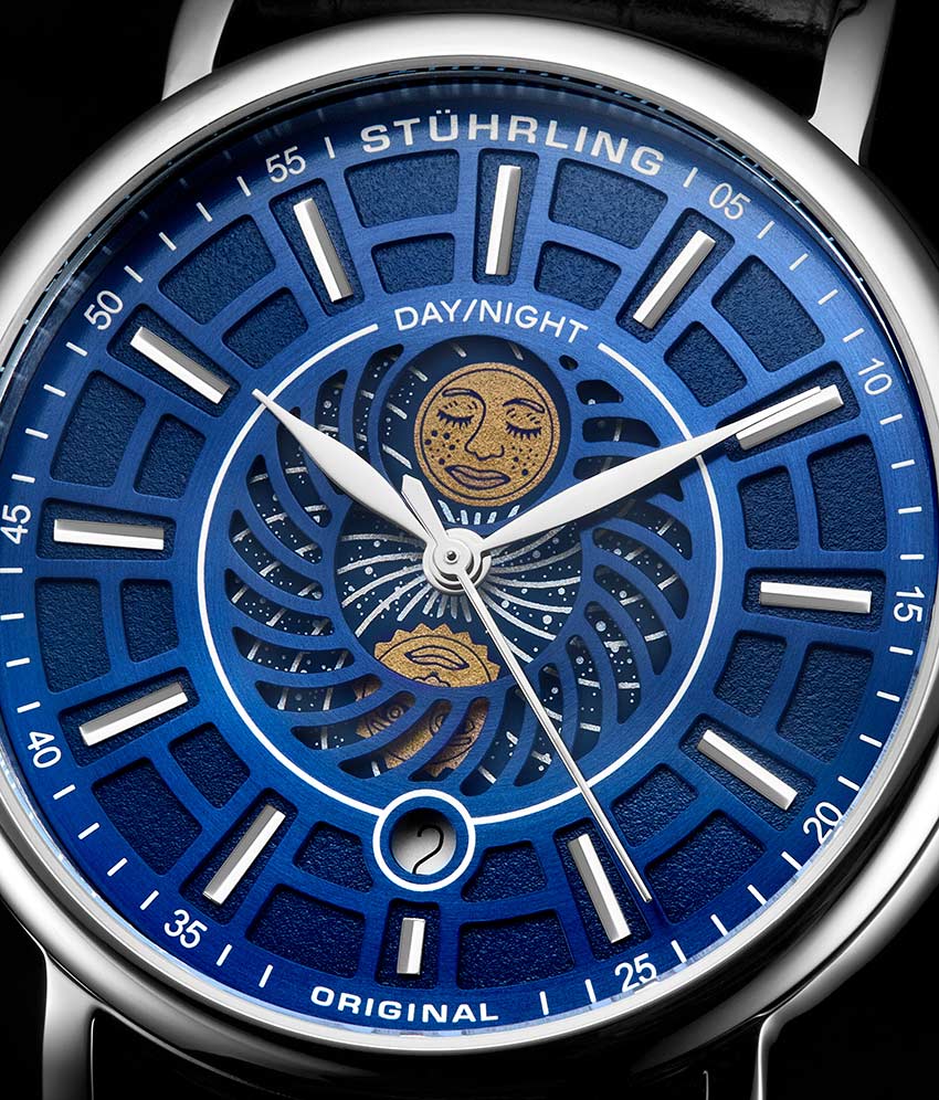 Blue Dial / Silver Case / Black Band