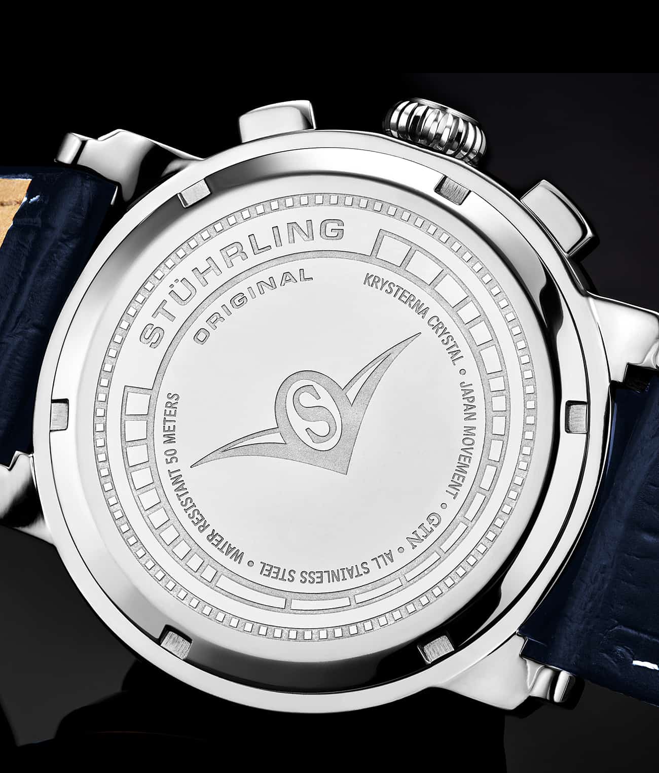 Silver Dial / Silver Case / Blue Band