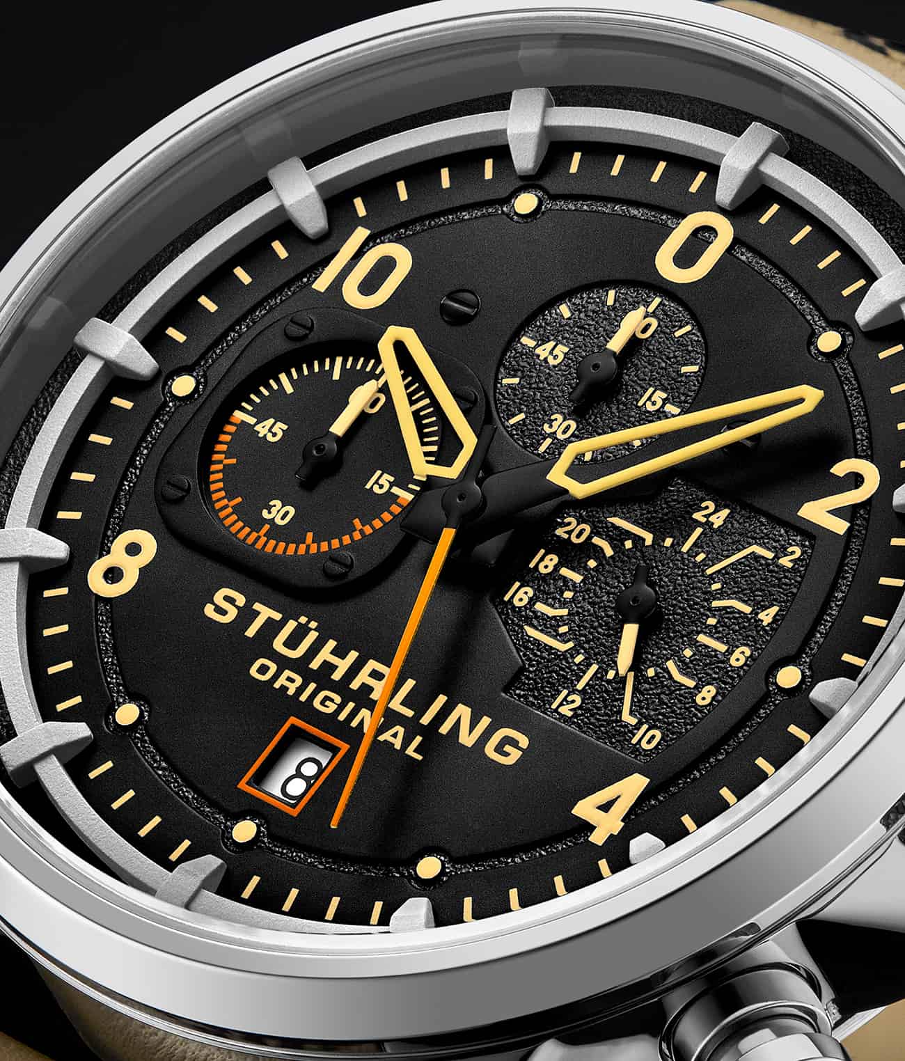 Aeronaut 44mm Aviator, Volda 45mm Aviator, and Fqbi Watches Signature Pen